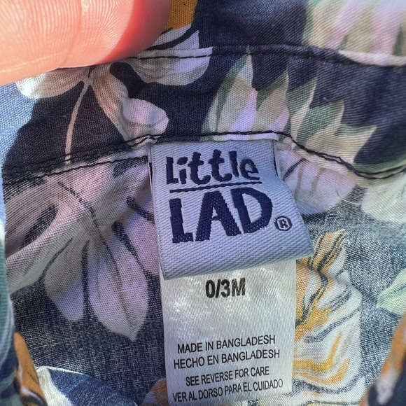 Floral Blue Kids Bodysuit - Picture 3 of 3